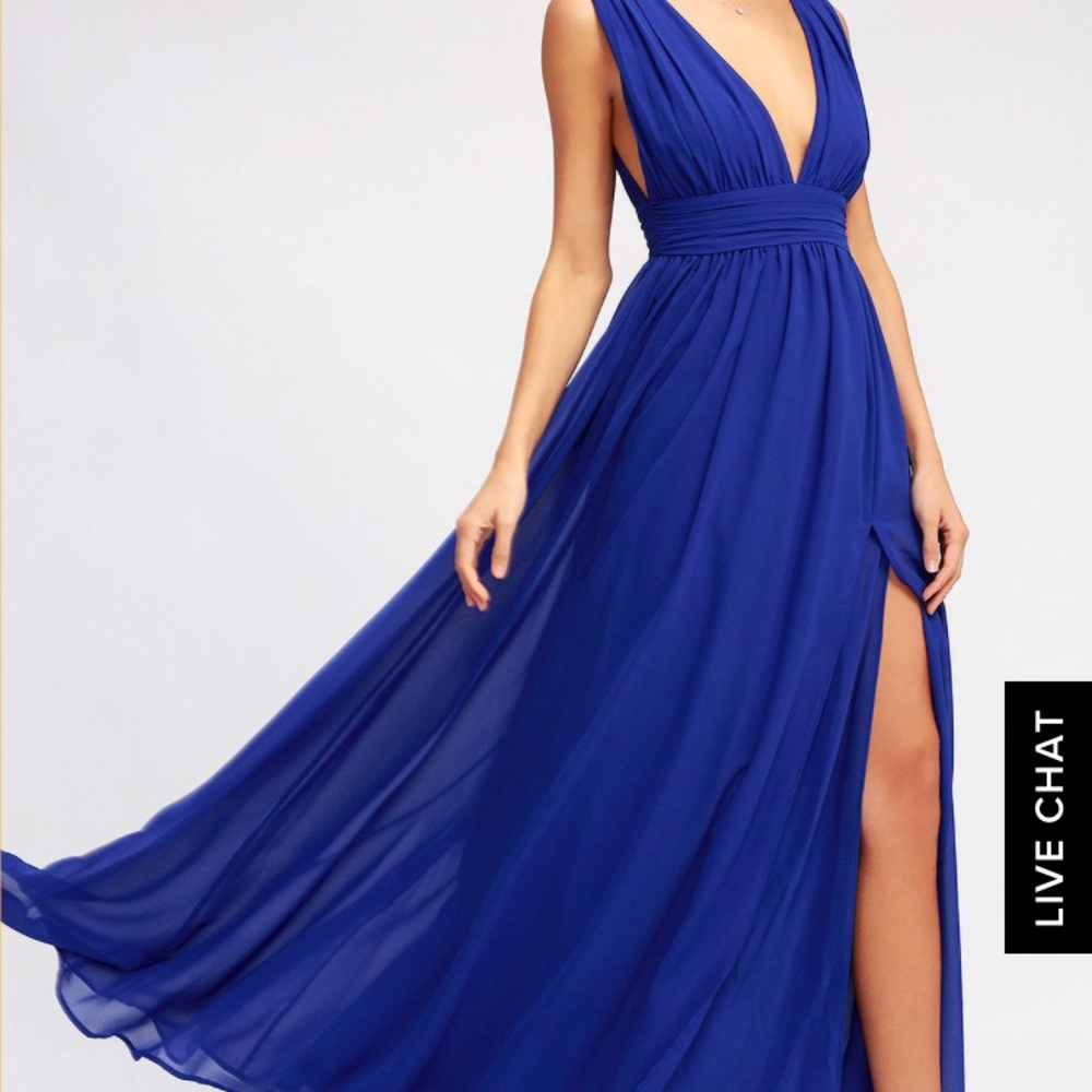 Royal Blue Maxi Dress